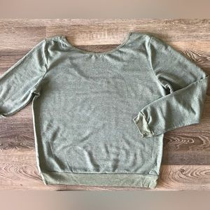 Nation LTD Scoop Back Sweatshirt